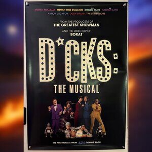 DICKS THE MUSICAL (2023) - ORIGINAL DOUBLE S- ORIGINAL DOUBLE SIDED MOVIE POSTER